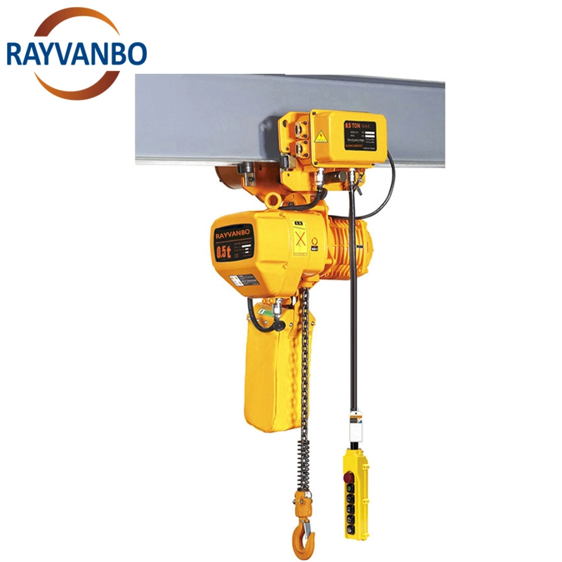 CE Approved 380V Three Phase Fix Trolley Type Electric Chain Hoist with Chain Bag 1ton 5ton 10ton Low Headroom Electric Chain Hoist with Remote Controller