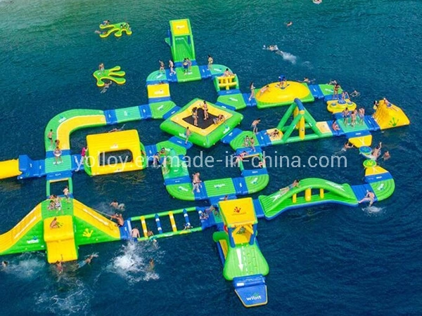 Parque acuático al aire libre flotación inflable Juegos
