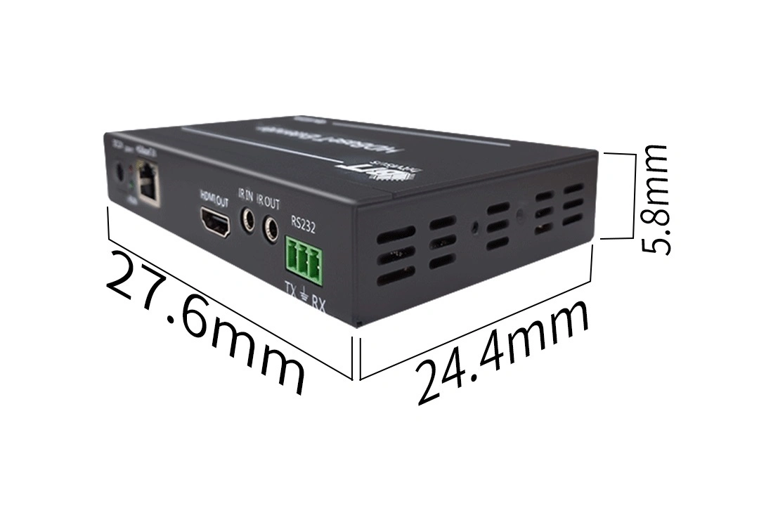 دعم العرض ثلاثي الأبعاد بدقة 1080p عبر جهاز إرسال واحد عبر شبكة إيثرنت للكابل Cat 5e/6 وموسع HDMI لجهاز الاستقبال طراز 4K30