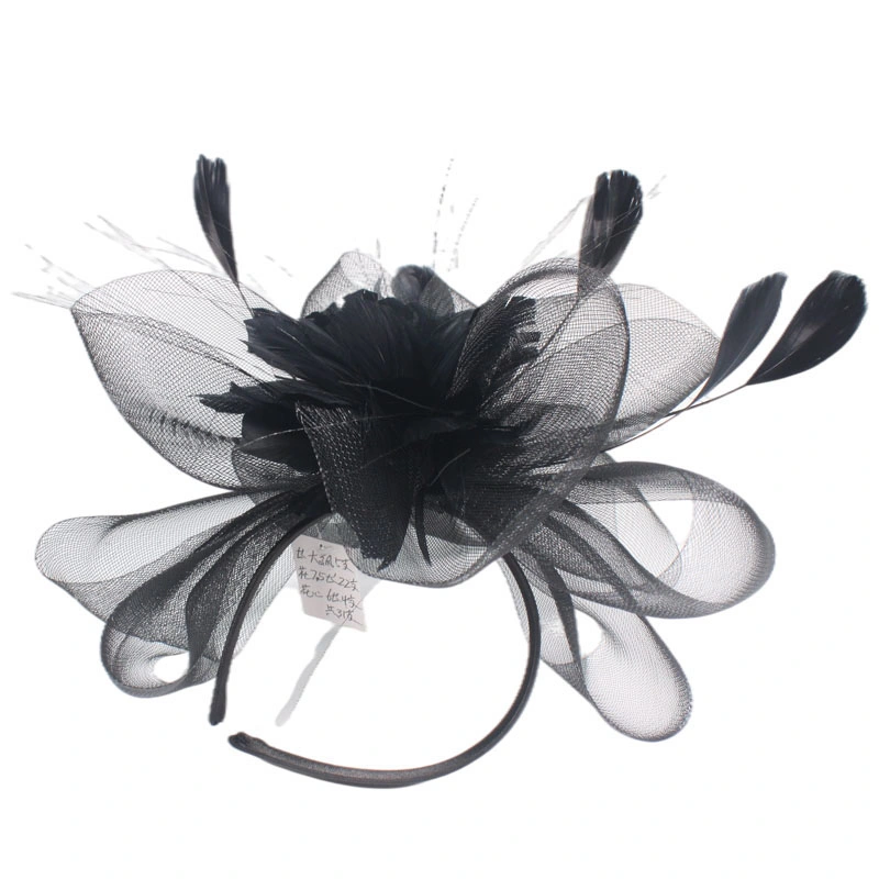 Abpf Brand Hot Selling Fashion Design Feather Fascinator Party Ball Hair Fascinators Headband Headwear