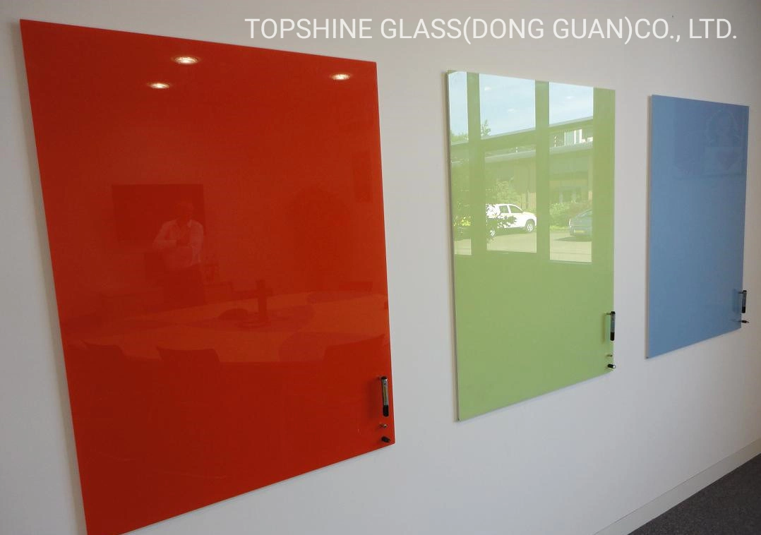 School, Office Tempered Glass Writing Board, Glass Panel Writing White Board with Calendar