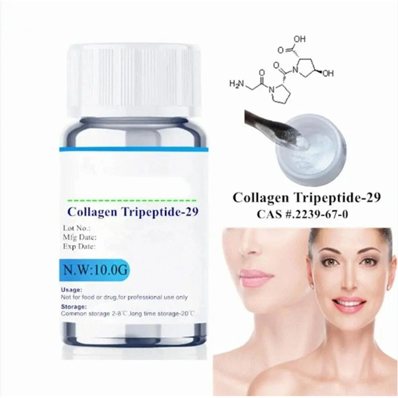 Factory Supply CTP 98% Collagen Cosmetic Peptide CAS 2239-67-0 Tripeptide-29 Powder Price