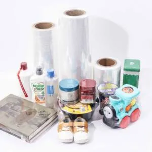 Custom Clear Perforated Cosmetic Packaging POF Food Plastic Low Temperature Shrinkable Roll Wrap Bag POF Heat Shrink Film