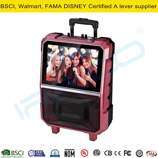 14" Screen Display Trolley Rechargeable Battery WiFi Youtube Google Karaoke Speaker Spare Parts SKD