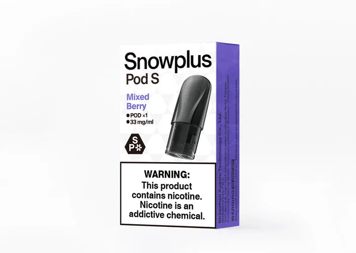 Snowplus Empty Pod 2pods in 1pack Fruit Flavors Electronic Cigarette Vape