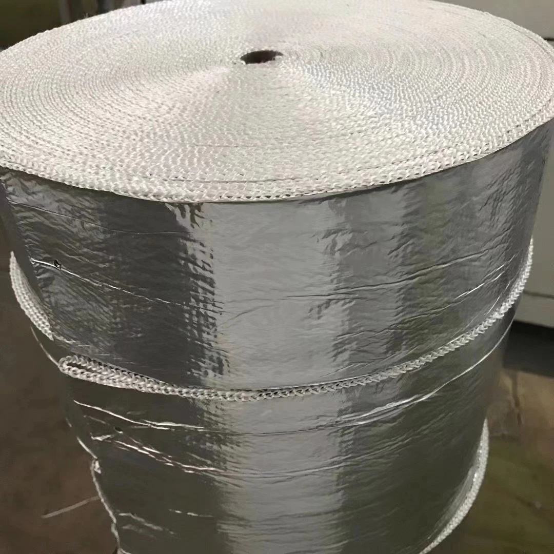 1260c 1300c 1400c Alumina Zircon Heat Resistant Refractory High Temperature Adhesive Fiberglass Tape Fiberglass Products for Thermal Insulation