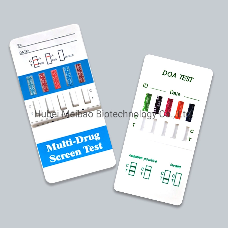 High Accuracy Urine Rapid Test Kit for Mop Met Ket Mdma Coc Mtd Bar AMP Bzo K2