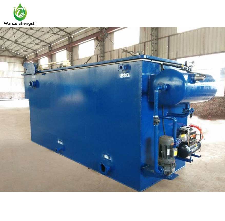 Máquina de flotación de aire disuelto para tratamiento de aguas residuales de procesamiento de frutas