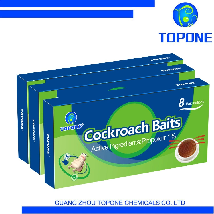 Insect Killer Topone Chemical Cockroach Killer Bait 8PCS Pack