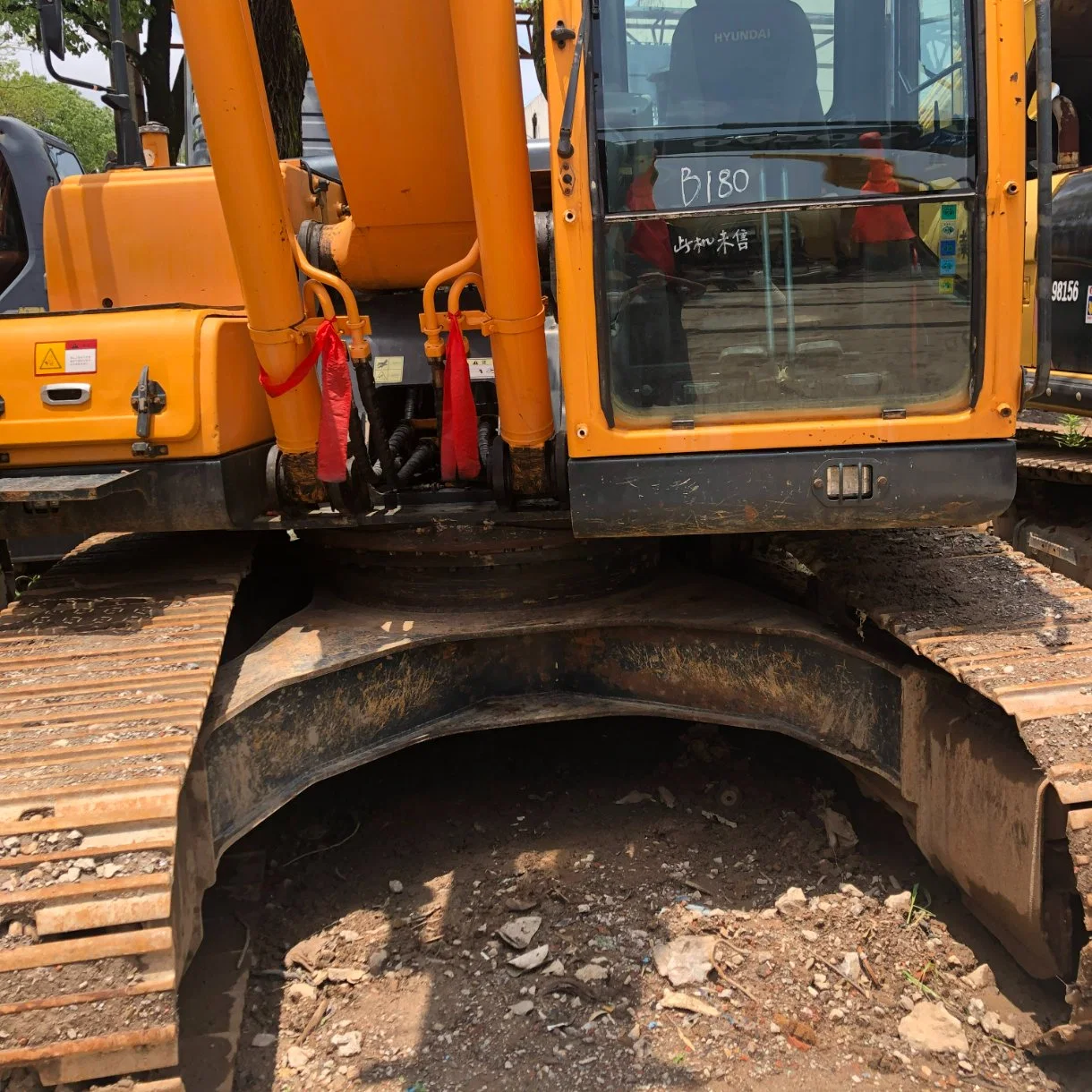 Original Korea Hyundai Wheel Excavator Used 60W-7 Second Hand Wheel Excavator Machine for Construction