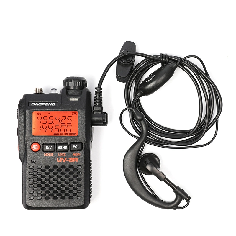 2020 Baofeng Mini Walkie Talkie UV-3r Long Range UHF VHF Handy Two Way Radio with LCD Display Dual Band Walkie Talkie