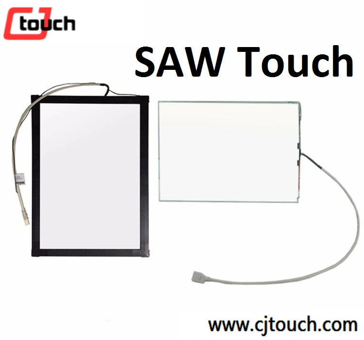 18.5inch Saw Touch Screen Overlay Touch Glass Kit with Controller Card and USB or RS232 Cable Touchscreens