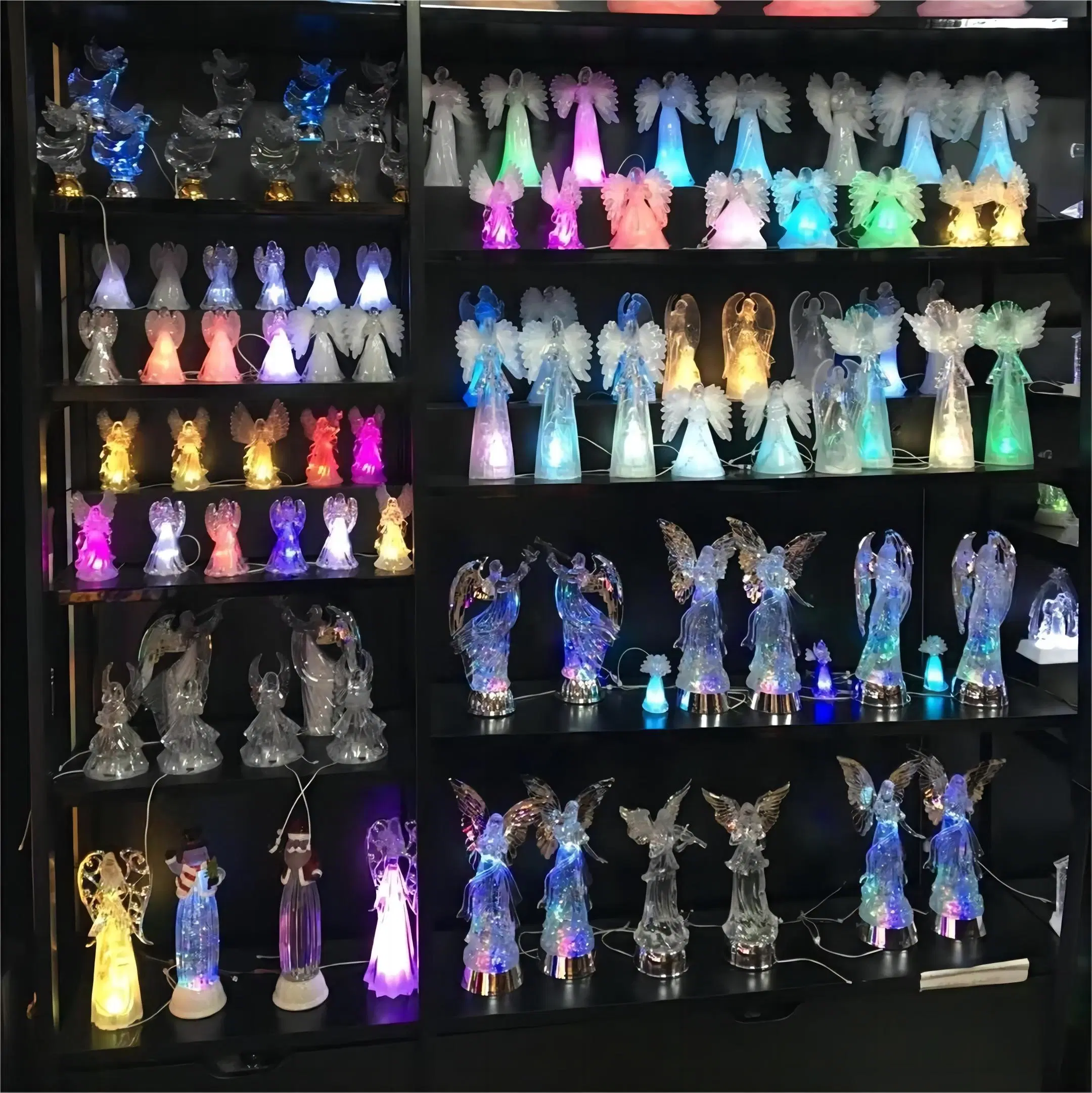 OEM Factory Customized Christmas Angel Gifts Acrylic Angel Decoration Angel Lamp Angel Light Angel LED Light Angel LED Lighting Manufacturer in China