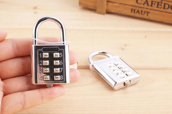 Blind Person Combination Lock, Blind Person Lock, Padlock, Zinc Alloy Padlock, Al-B1001