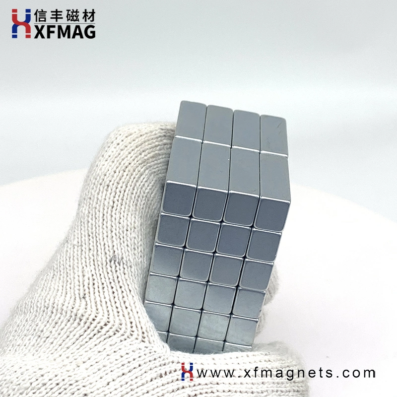 Rare Earth Permanent Magnet N45 Nickel Coated Block Neodymium Magnet Magnetic Product