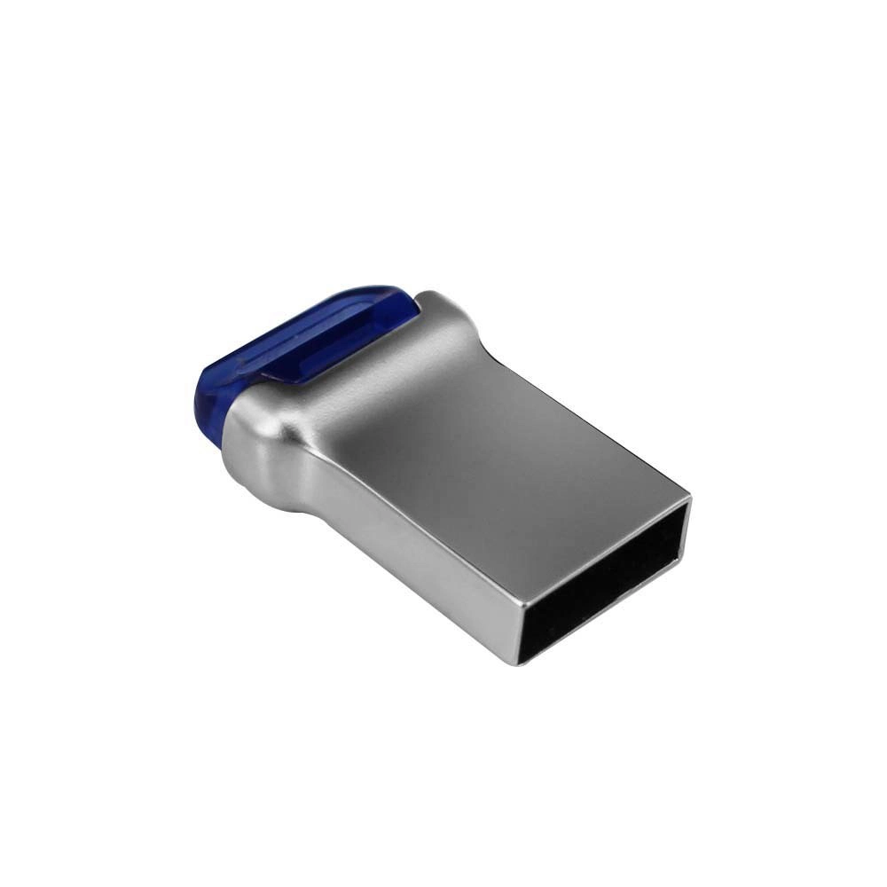 قرص فلاش USB صغير محرك أقراص محمول معدني سعة 16 جيجابايت ومحرك أقراص قلم سعة 32 جيجابايت