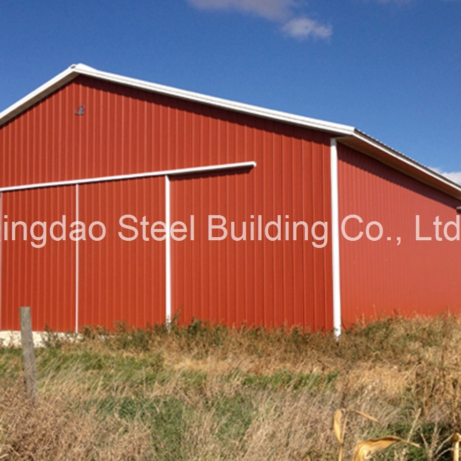 Easy Assemble Prefabricated Steel Structure Grain Barn Farm Storage Warehouse Building