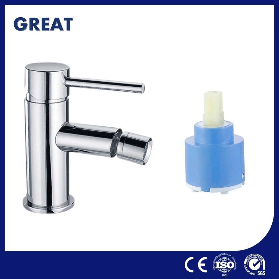 Great Single Cold Water Bidet Faucet Factory OEM Customized Bidet Toilet Tap Gl4107m40 Chrome Single Lever Bidet Faucet China Deck Mount American Bidet Faucet