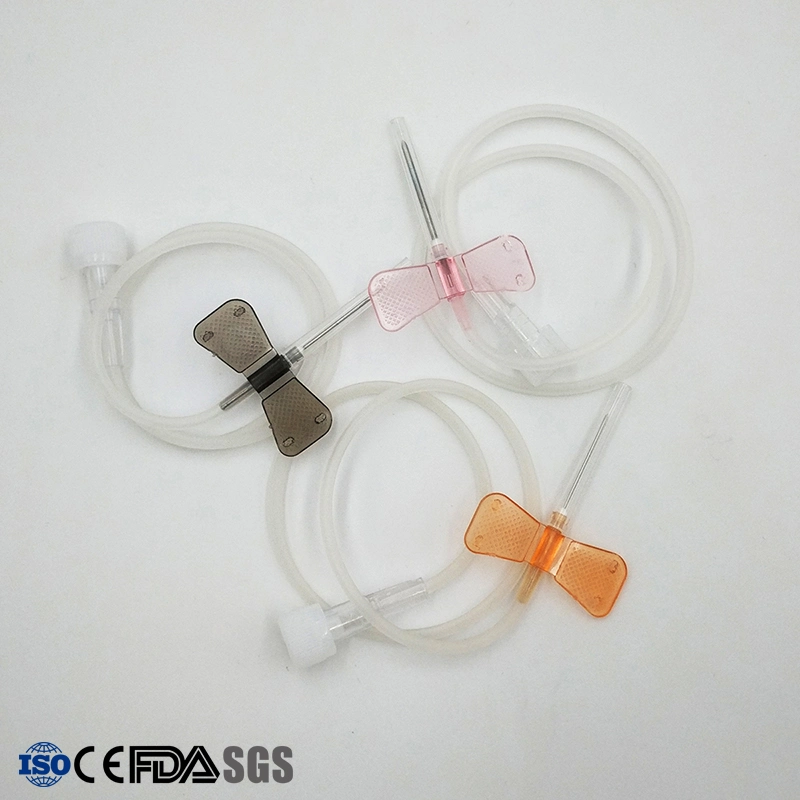 Disposable Sterile Scalp Vein Set, Luer Lock, Blister Packing, 18-27g, CE&ISO13485