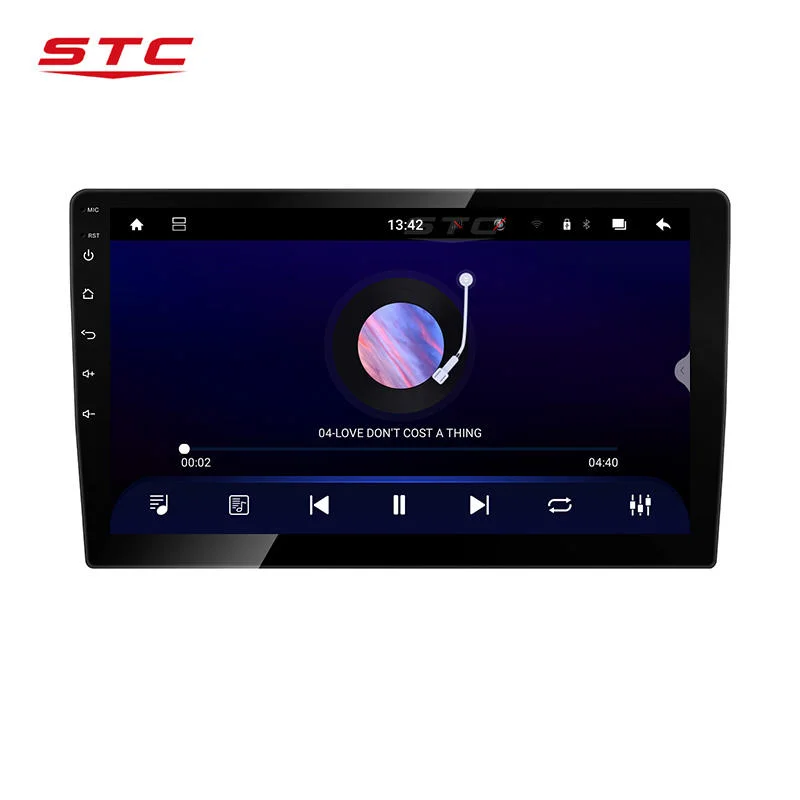 10 Zoll Auto Android Bildschirm Universal Multimedia 2 DIN Audio Stereo Auto GPS Navigation Android Auto DVD-Player