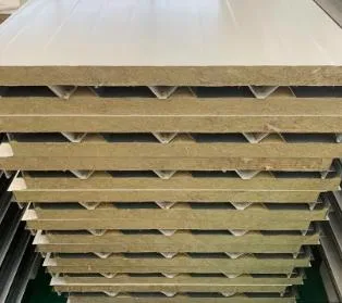 Jedha 50mm/75mm/100mm Thickness Insulation Building Material Rock Wool Sandwich Panels