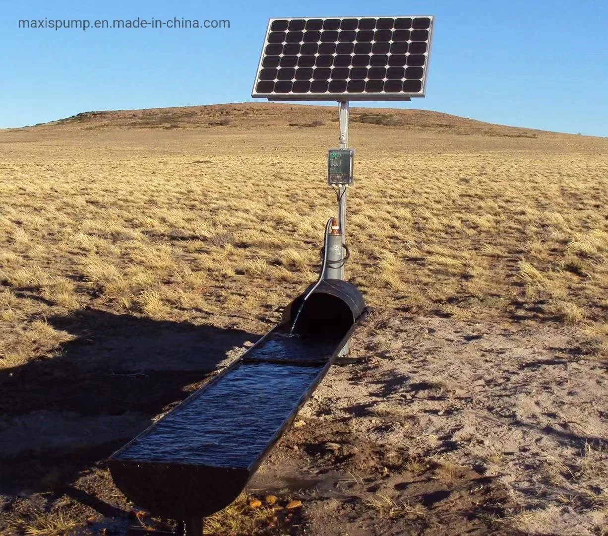 Maxis High Flow AC/DC Solar-Tauchbohrung Wasserpumpen elektrisch Für Deep Well mit MPPT-Controller