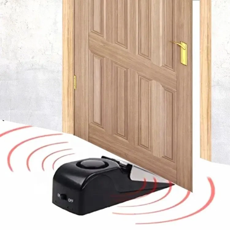 Arrêt de porte d'alarme antivol Mini Alarme de sécurité 120dB Home Hotel Alarme de butée de porte