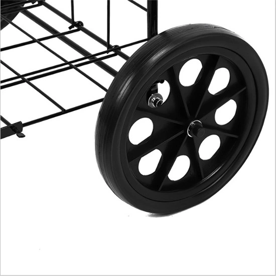 Original Factory Metal Heavy Duty Folding Shopping Large Cart with Wheels