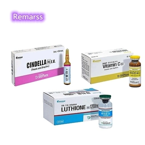 La vitamine C + Cindella Luthione blanchissant pour la peau d'injection engourdir Creamglutax Belotero glutathion bouteille citron gros Injection minceur