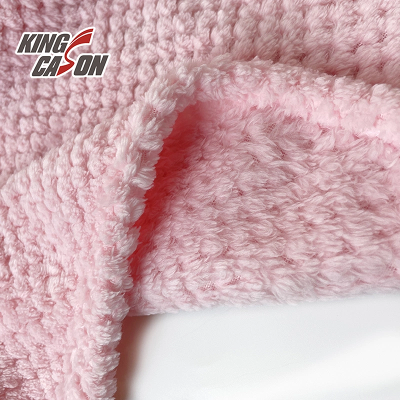 Kingcason حسب الطلب لون الأناناس جاكار قماش الجاكار عادي flannel Fleece للبطانيات