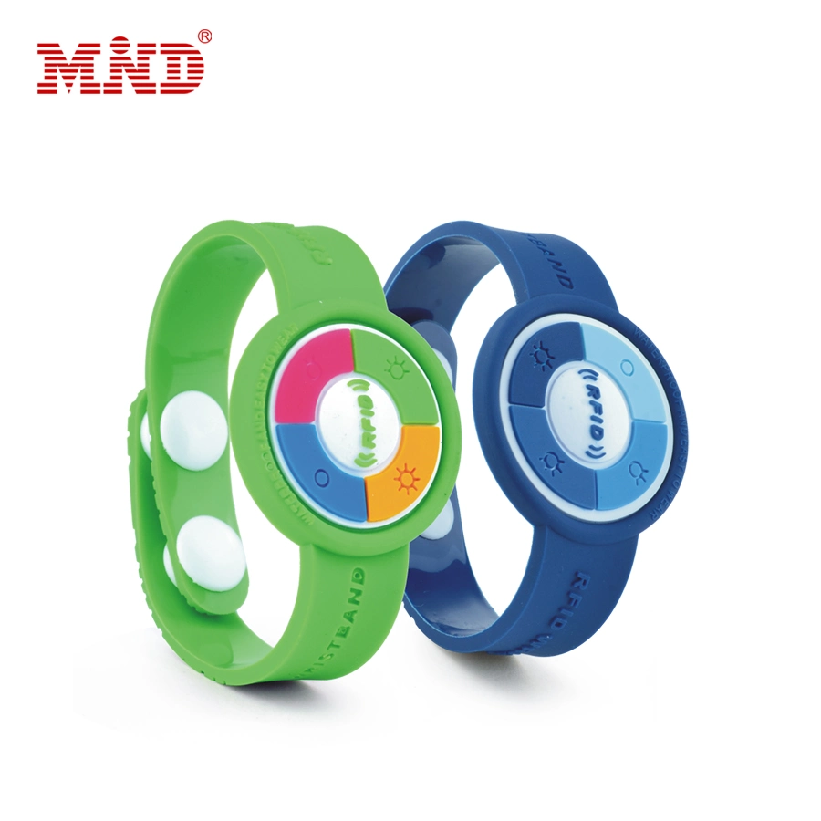 13.56MHz Waterproof Printable ABS and Silicone Watch Bracelet