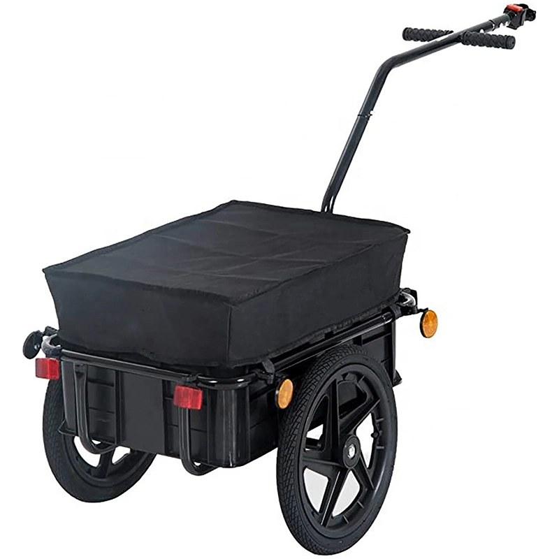 Hot Sale Folding Pet Bike Cargo Trailer Storage Cart Carrier