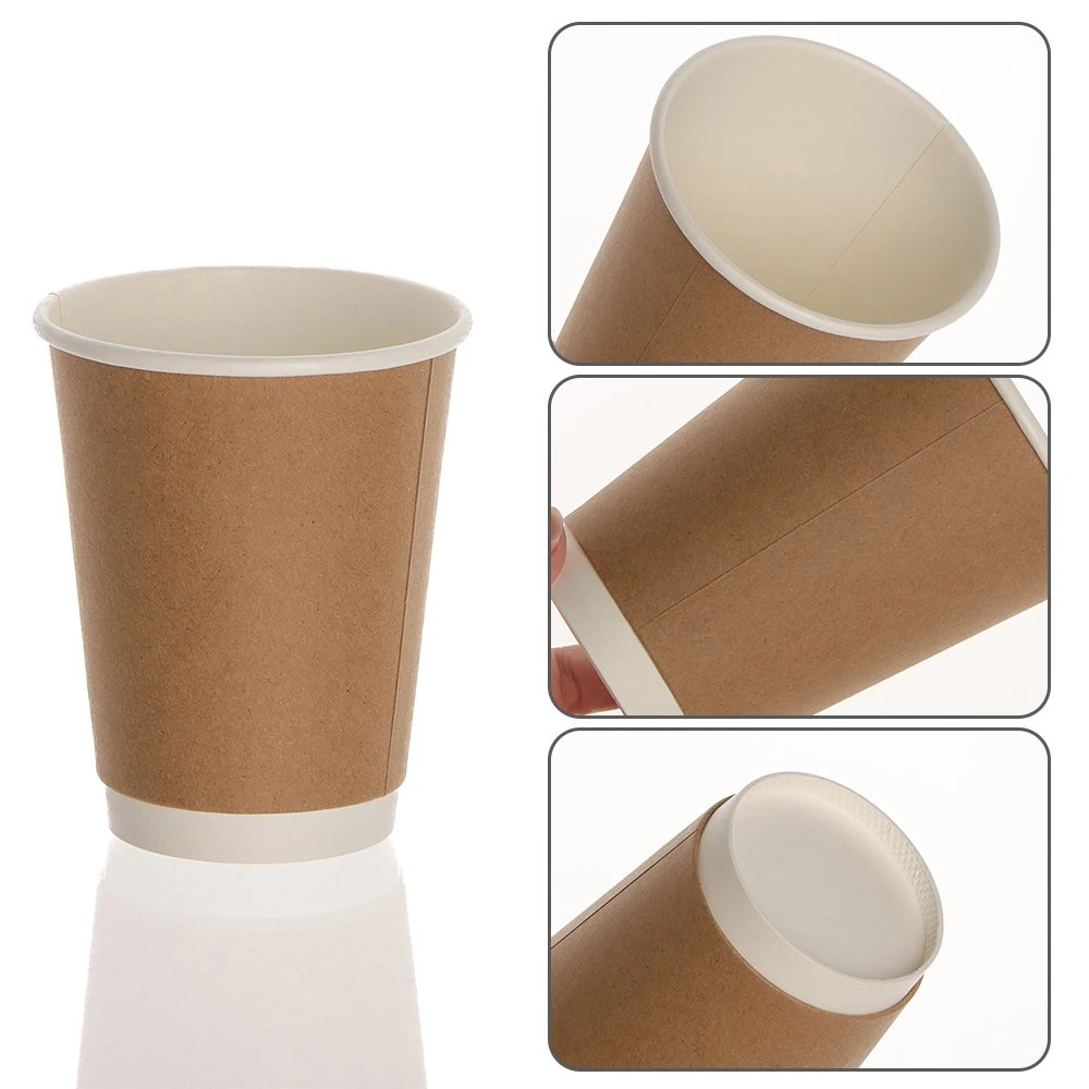 Promotion Double Wall Custom logo 8/10/12/16 Oz tasse à papier café