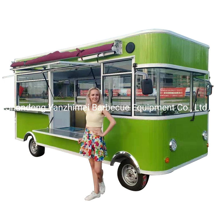 Muti Function Electric Food Truck Street Electrical Custom Snack Cart Clothes Trailer Clothing Van Cart