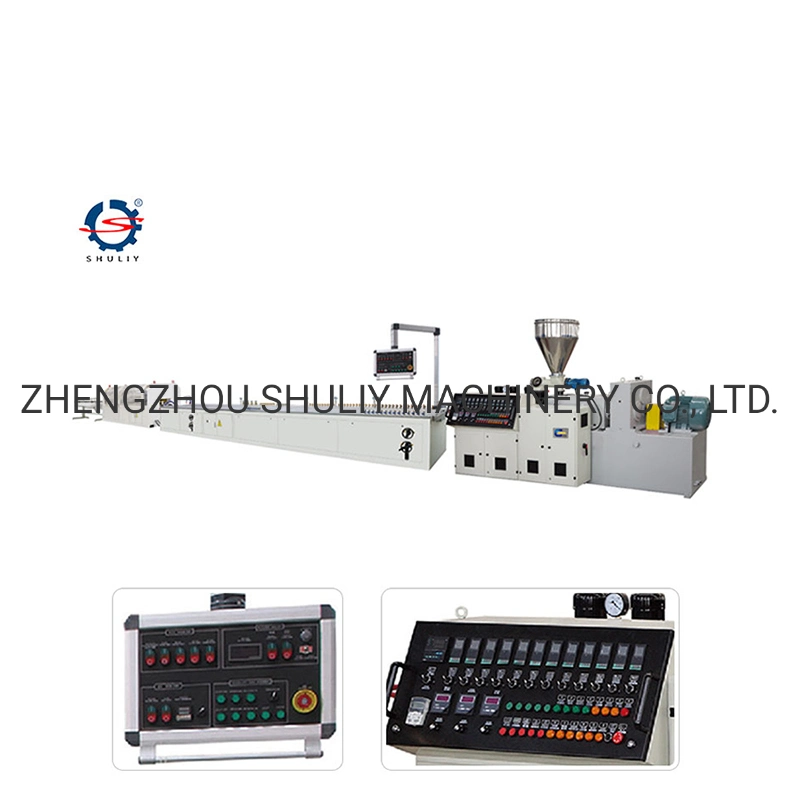 Plastic PVC UPVC Window Door Sash Frame Profile Extruder Production Machine Line