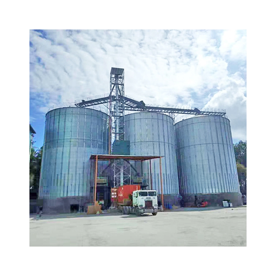 Professional Design Wheat Rice Galvanized Grain Silo of Agriculture Machinery Equipment