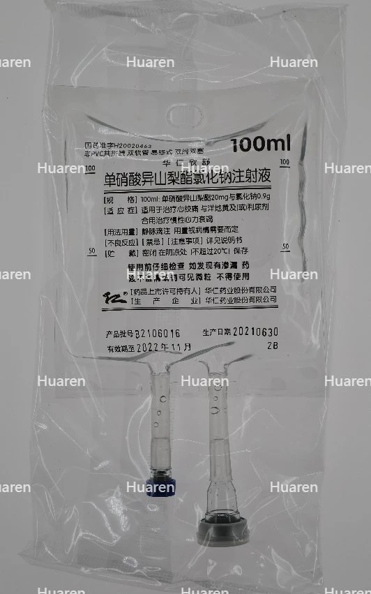 Huaren Pharmaceuticals/Isosorbide Mononitrate Sodium Chloride Injection