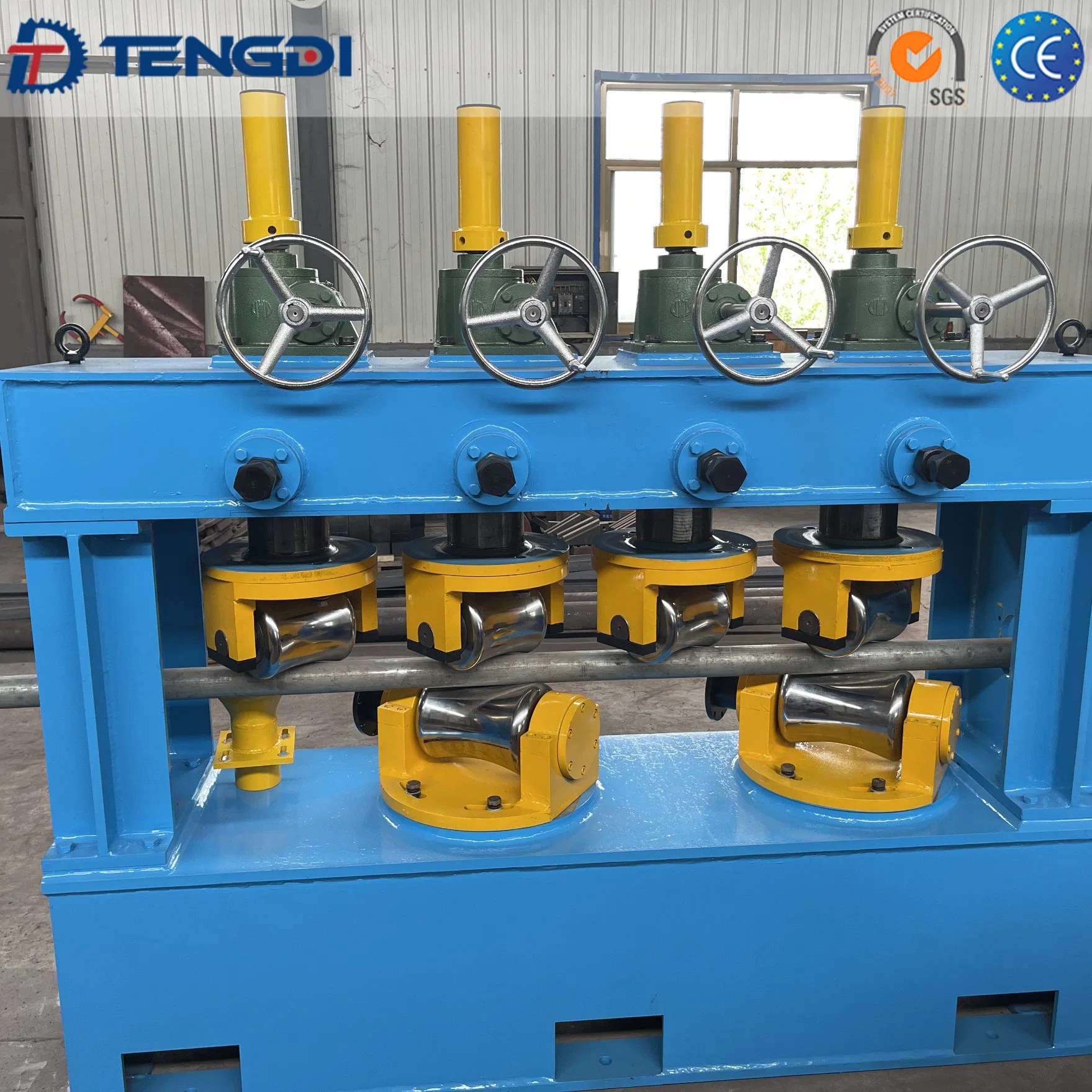 Straight Seam Welded Steel Pipes Straightening Machine Apply to Steel Tube Factory