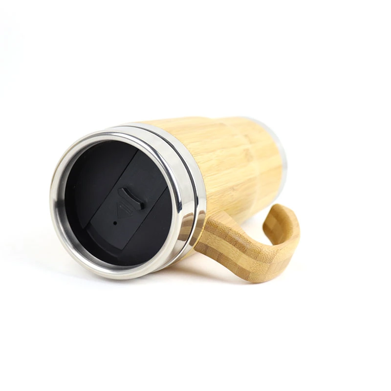 Stainless Steel Bamboo Vacuum Cup New Style Customized Logo