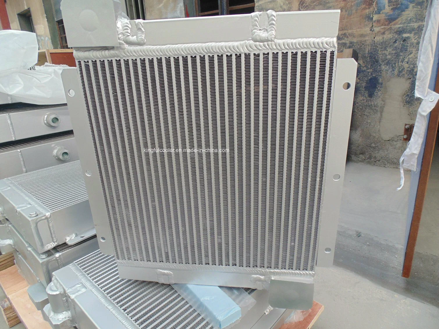 Customized Aluminum Excavator Water Radiator