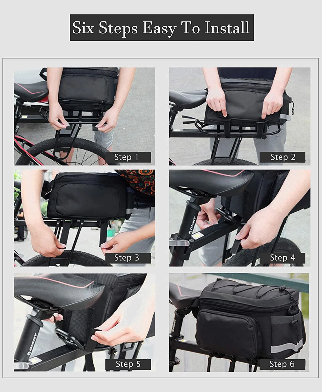 Bike Bag; Cargo Bag; Bike Rack Bicycle Rear Carrier Bag