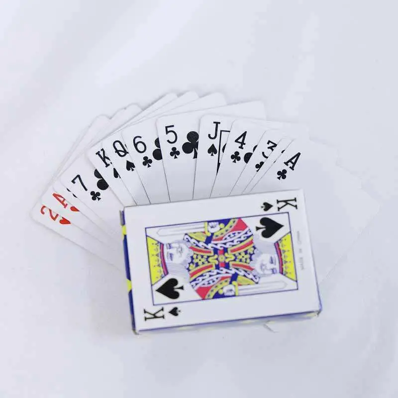 China Suppliers Wholesale/Supplier Mini Playing Cards Entertainment Game Trick Poker Playing Cards