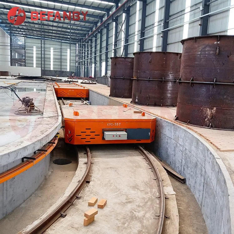 Busbar Operated Motorized Railway Handling Vehicle for Transport Cargo