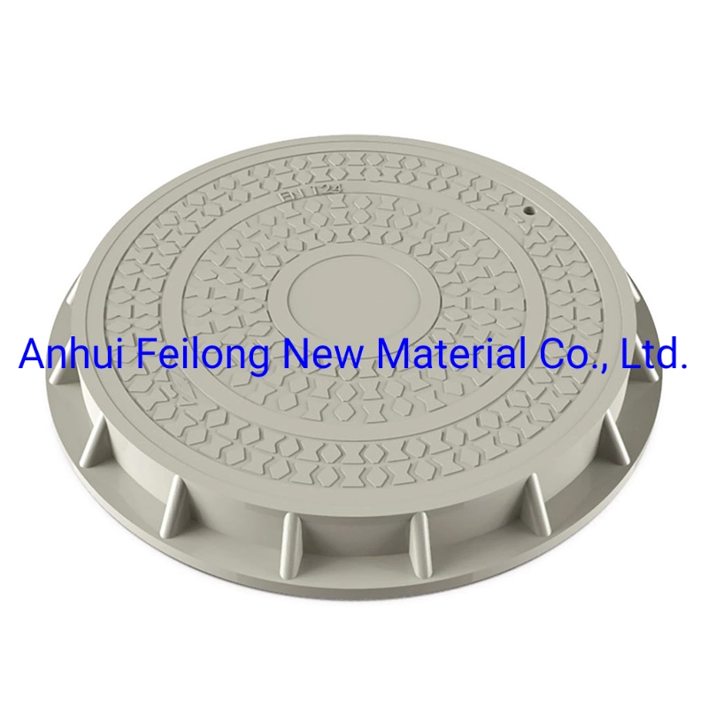 Customized Sewage Rainwater Round Square Waterproof Composite Resin GRP Manhole Cover