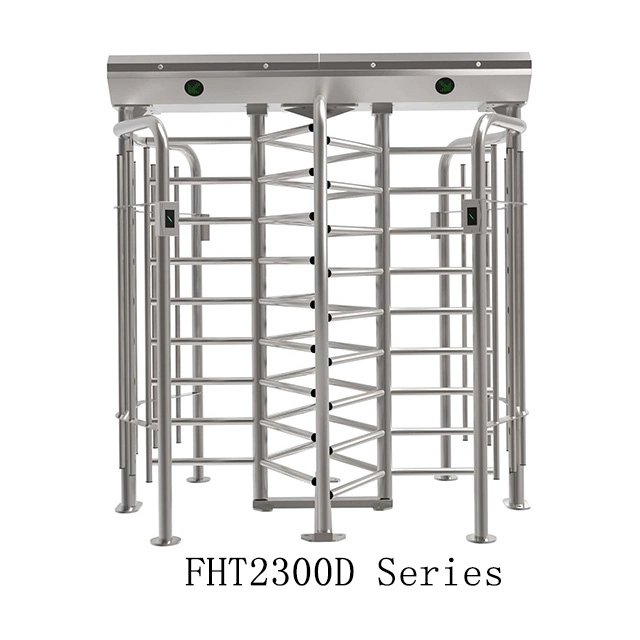 Турникет Double-Door полной высоты с RFID считыватель отпечатков пальцев Access Control (FHT2300D)