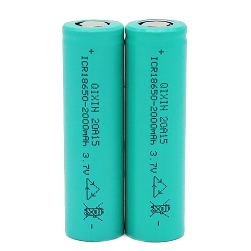 Qixin Rechargeable Battery 3.7V 2000mAh 18650 Rechargeable Lithium Ion Battery