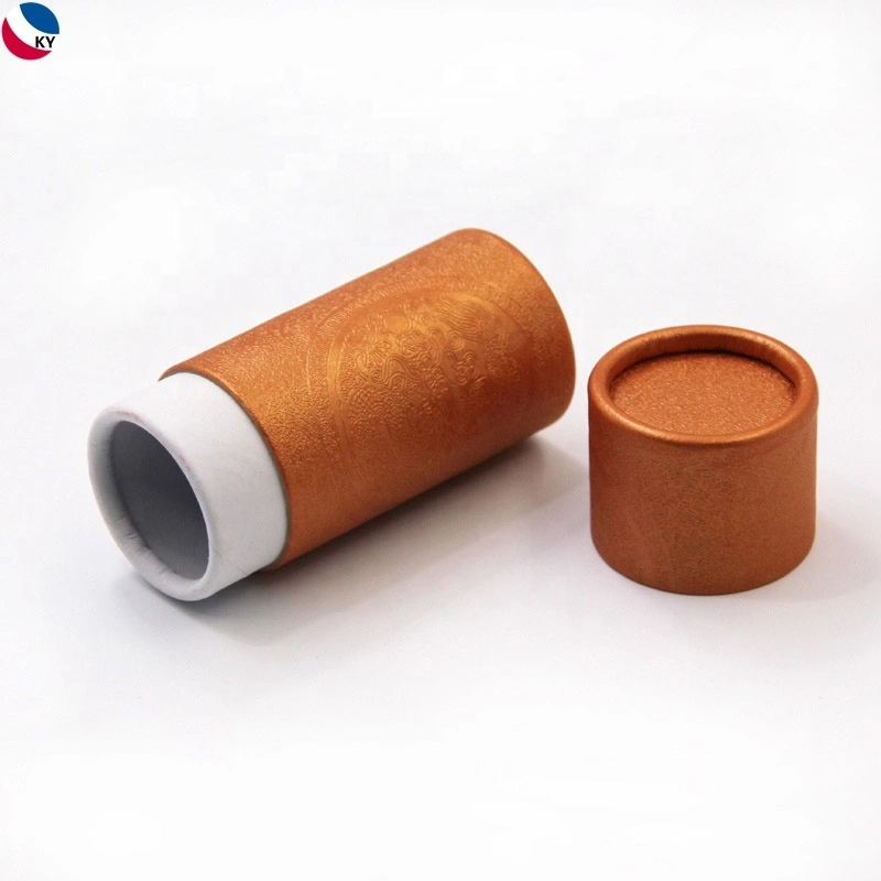 Customized Printing Perfume Bottle Cylinder Paper Tube Cardboard Packaging Boxes with EVA Insert