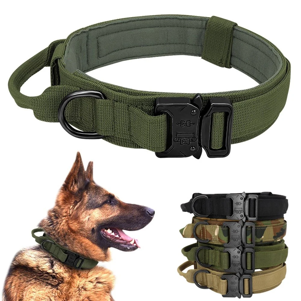 High Quality Metal Heavy Duty Buckle Nylon Pet Dog Collar