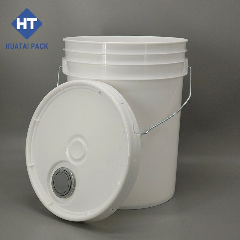 High quality/High cost performance  1-20L Plastic Packaging Container Paint Bucket with Plastic/Metal Handle