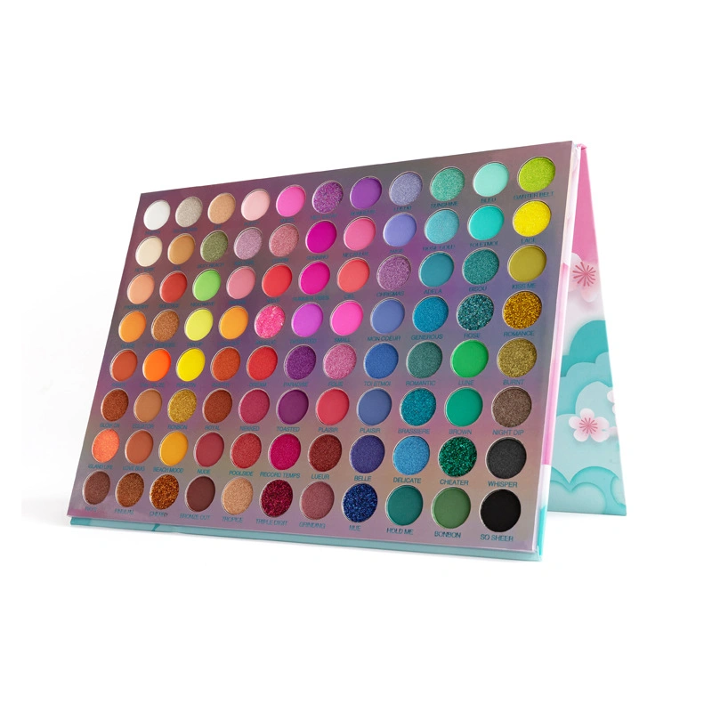 FL-08 Paleta de sombras de ojos de 88 colores Maquillaje de escenario mate perlado Maquillaje de sombras de ojos al por mayor.